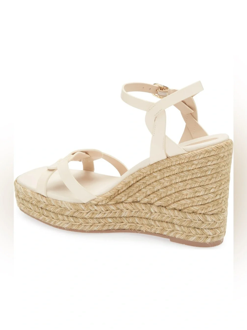 Stuart Weitzman Braida Max Espadrille Wedge Sandal 7 White